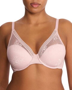 �i�g�� ���f�B�[�X �A���_�[�E�F�A �u���W���[ ���[�X Natori Love Lace Full Cover Bra Pink Pearl/Warm White �z���C�g