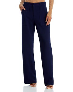 �A�N�A ���f�B�[�X �{�g���X �J�W���A���p���c ���C�h���b�O AQUA Wide Leg Pants - Exclusive Navy �l�C�r�[