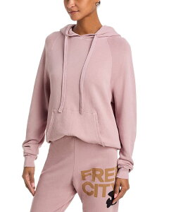 �t���[�V�e�B ���f�B�[�X �A�E�^�[ �p�[�J�[�E�X�E�F�b�g �p�C�� FREECITY Basic Goodness Terry Fluff Hoodie Ballerina