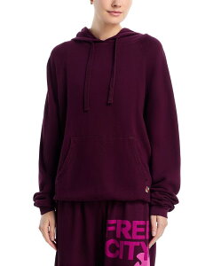 �t���[�V�e�B ���f�B�[�X �A�E�^�[ �p�[�J�[�E�X�E�F�b�g �p�C�� FREECITY Basic Goodness Terry Fluff Hoodieggplant