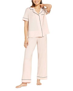 �G�o�[�W�F�C ���f�B�[�X �A���_�[�E�F�A �i�C�g�E�F�A Eberjey Gisele Short Sleeve Long Pant Pajama Set Sorbet/Black �u���b�N