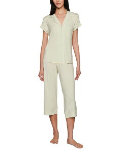 �G�o�[�W�F�C ���f�B�[�X �A���_�[�E�F�A �i�C�g�E�F�A Eberjey Gisele Short Sleeve Cropajama Set Seafoam/Ivory �A�C�{���[