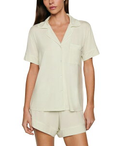 �G�o�[�W�F�C ���f�B�[�X �{�g���X �n�[�t�p���c�E�V���[�c �V���[�g�p���c Eberjey Gisele Relaxed Short Sleeve Top & Shortseafoam/iv