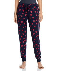�A�N�A ���f�B�[�X �{�g���X �J�W���A���p���c �t���[�X AQUA Heart Fleece Jogger Lounge Pants - Exclusive Navy �l�C�r�[
