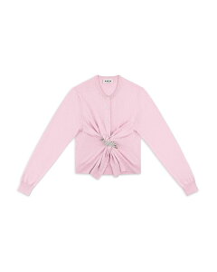 �G���A ���f�B�[�X �A�E�^�[ �j�b�g�E�Z�[�^�[ AREA Crystal Knot Sweater Pastel Pink �s���N