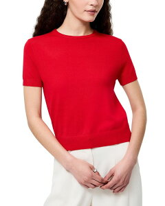 �t�����`�R�l�N�V���� ���f�B�[�X �A�E�^�[ �j�b�g�E�Z�[�^�[ FRENCH CONNECTIONola Short Sleeve Sweater Mars Red ���b�h