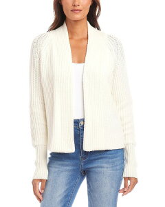 �J�����P�[�� ���f�B�[�X �A�E�^�[ �j�b�g�E�Z�[�^�[ �J�[�f�B�K�� �N���b�v�h Karen Kane Cropped Cardigan Sweater Off White �I�t�z���C�g