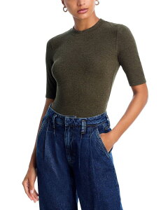 �t���[�� ���f�B�[�X �g�b�v�X T�V���c �N���[�l�b�N ���u FRAME Theatheribbed Crewneck Tee Rich Military Heather �w�U�[