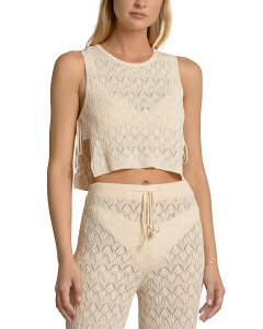 �G���� ���f�B�[�X �g�b�v�X �V���c �j�b�g Elan Pointelle Knitop Swim Cover-Up Natural