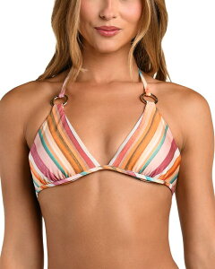 ���W�����X ���f�B�[�X ���� �g�b�v�̂� L'AGENCE Annabelle Watercolor Stripe Triangle Bikini Top Multi �}���`�J���[