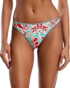 ���C�~�[ �u���b�N ���f�B�[�X ���� �{�g���X�̂� �v�����g Ramy Brook Isla Printed Bikini Bottom Flame Combo
