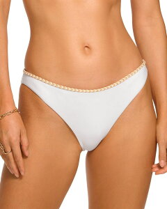 ���C�~�[ �u���b�N ���f�B�[�X ���� �{�g���X�̂� Ramy Brook Braided Mona Bikini Bottom White �z���C�g