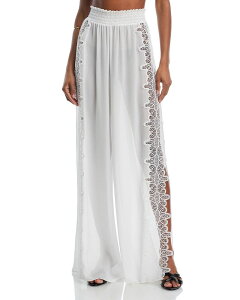 ���C�~�[ �u���b�N ���f�B�[�X �{�g���X �J�W���A���p���c ���[�X Ramy Brook Lace Athena Cover Upants White �z���C�g