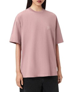 �I�[���Z�C���c ���f�B�[�X �g�b�v�X T�V���c ALLSAINTS Odyssey Etta Tee Dusty Lilac ���C���b�N