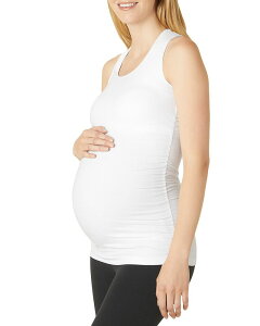 �r�����h���K ���f�B�[�X �g�b�v�X �^���N�g�b�v �}�^�j�e�B Beyond Yoga Racerback Maternity Tank Top Cloud White �z���C�g
