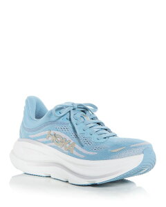 �z�J�I�l�I�l ���f�B�[�X �V���[�Y �X�j�[�J�[ HOKA Women's Bondi 9 Running Sneakers Raindrop/Ash Grey �O���[
