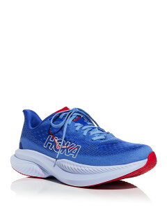 �z�J�I�l�I�l ���f�B�[�X �V���[�Y �X�j�[�J�[ HOKA Women's Mach 6 Low Top Sneakers Mirage/Stellar Blue �u���[