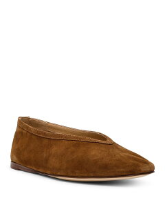 �X�e�B�[�u �}�f�� ���f�B�[�X �V���[�Y �p���v�X STEVE MADDEN Women's Leni Flats Chesnut Suede
