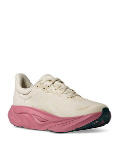 �z�J�I�l�I�l ���f�B�[�X �V���[�Y �X�j�[�J�[ HOKA Women's Arahi 8 Running Sneakers Alabaster/Lingonberry