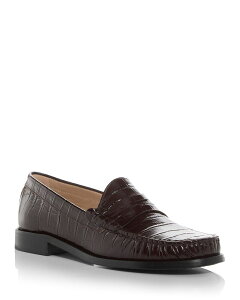 �X�`���A�[�g ���C�c�}�� ���f�B�[�X �V���[�Y �X���b�|���E���[�t�@�[ Stuart Weitzman Women's Lottiembossed Loafers Walnut