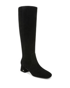 �T���G�f���}�� ���f�B�[�X �V���[�Y �u�[�c�E���C���u�[�c Sam Edelman Women's Porter Wide Calf Zip Riding Boots Black Suede �u���b�N