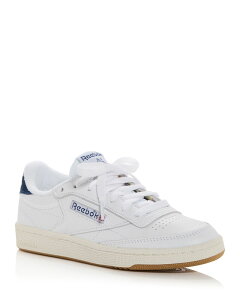 ���[�{�b�N ���f�B�[�X �V���[�Y �X�j�[�J�[ ���B���e�[�W Reebok Women's Club C 85 Vintage Low Top Sneakers White �z���C�g