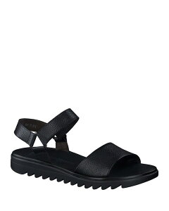 �|�[���E�O���[�� ���f�B�[�X �V���[�Y �T���_�� Paul Green Women's Toni Sandals Black Grained �u���b�N