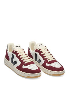 ���F�W�� ���f�B�[�X �V���[�Y �X�j�[�J�[ VEJA Women's V-10 Low Top Sneakers White/Black �z���C�g