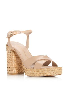 �X�`���A�[�g ���C�c�}�� ���f�B�[�X �V���[�Y �T���_�� �v���b�g�t�H�[�� Stuart Weitzman Women's Dayna Espadrille Platform Sandals Adobe/Natural