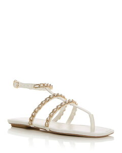 �X�`���A�[�g ���C�c�}�� ���f�B�[�X �V���[�Y �T���_�� Stuart Weitzman Women'soluxe Crystal Embellished Sandals Cream �N���[��