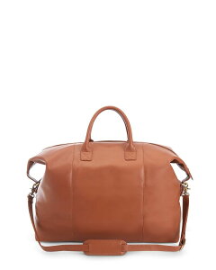 ���C�X ���f�B�[�X �o�b�O ���U�[ ROYCE New York Leather Weekender Duffel Bag Tan �^��