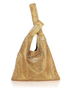 �A�N�A ���f�B�[�X �o�b�O AQUA Small Crystal Evening Bag - Exclusive Gold �S�[���h