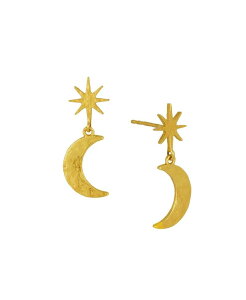 �I�b�g�}���n���Y ���f�B�[�X �A�N�Z�T���[ �s�A�X�E�C�������O Ottoman Handstar and Moon Drop Earrings Gold �S�[���h