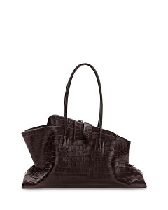 �W �A�e�B�R ���f�B�[�X �o�b�O THE ATTICO La Passeggiata Medium Top Handle Bag Coffee Brown �u���E��