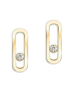 ���V�J ���f�B�[�X �A�N�Z�T���[ �s�A�X�E�C�������O Messika 18K Gold Move Uno Diamond Oval Drop Earrings Gold �S�[���h