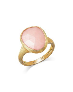 �}���R �r�`�F�S ���f�B�[�X �A�N�Z�T���[ �����O Marco Bicego 18K Yellow Gold Lunaria Solitaire Ring Opal/Gold �S�[���h