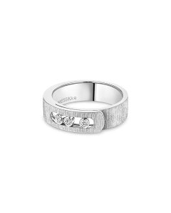 ���V�J ���f�B�[�X �A�N�Z�T���[ �����O Messika 18K Gold Move Noa Diamond Cisel Textured Ring White Gold �z���C�g