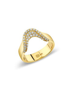 �V�h�j�[�G���@�� ���f�B�[�X �A�N�Z�T���[ �����O Sydney Evan 14K Yellow Gold Core Diamond Curve Ringold �S�[���h