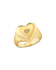 �V�h�j�[�G���@�� ���f�B�[�X �A�N�Z�T���[ �����O Sydney Evan 14K Yellow Gold Icons Diamond Heart Signet Ringold �S�[���h