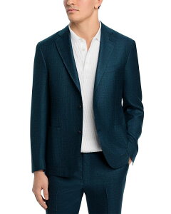 ���B���X �����Y �A�E�^�[ �W���P�b�g�E�u���]�� �E�[�� �V���N ���l�� Vince Wool Silk & Linen M lange Suit Jacket Denim Blue �f�j��