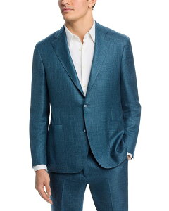 ���B���X �����Y �A�E�^�[ �W���P�b�g�E�u���]�� �E�[�� �V���N ���l�� Vince Wool Silk & Linen M lange Suit Jacketeal �e�B�[��