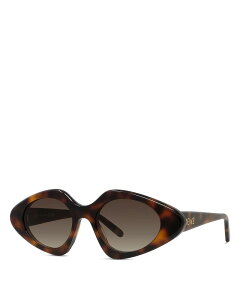 ���G�x ���f�B�[�X �A�N�Z�T���[ �T���O���X�E�A�C�E�F�A Loewe Geometric Sunglasses 50mm Classic havana brown �u���E��
