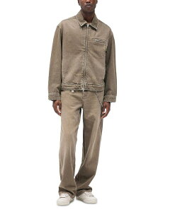 ���v���[���g �����Y �A�E�^�[ �W���P�b�g�E�u���]�� �f�j�� Represent Collaredenim Jacket Olive �I���[�u