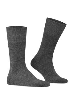 �t�@���P �����Y �A���_�[�E�F�A �C�� �E�[�� Falke Airport Wool Blend M lange Socks Dark Gray �O���[