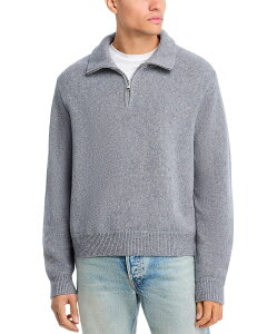 �t���[�� �����Y �A�E�^�[ �j�b�g�E�Z�[�^�[ �E�[�� �R�b�g�� FRAME Wool & Cotton Zip Up Sweater Grey Melange �O���[