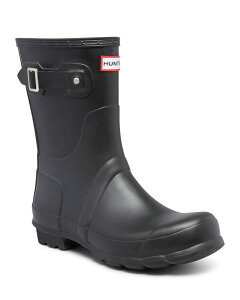 �n���^�[ �����Y �V���[�Y �u�[�c�E���C���u�[�c Hunter Men's Original Short Boots Black �u���b�N
