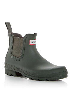 �n���^�[ �����Y �V���[�Y �u�[�c�E���C���u�[�c �`�F���V�[�u�[�c �`�F���V�[ Hunter Men's Original Chelsea Boots Dark Olive �I���[�u
