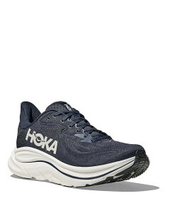 �z�J�I�l�I�l �����Y �V���[�Y �X�j�[�J�[ HOKA Men's Clifton 10 Sneakers Navy White �z���C�g
