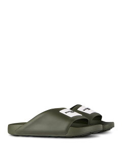 �W�o���V�[ �����Y �V���[�Y �T���_�� Givenchy Men's Label Slide Sandals Khaki �J�[�L