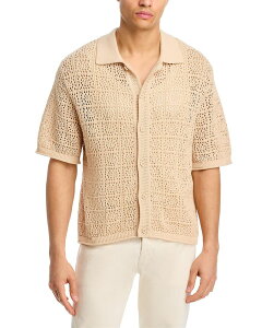 �V���J�C �����Y �g�b�v�X �V���c SIMKHAI Billy Beige Patterned Shirt Beige �x�[�W��